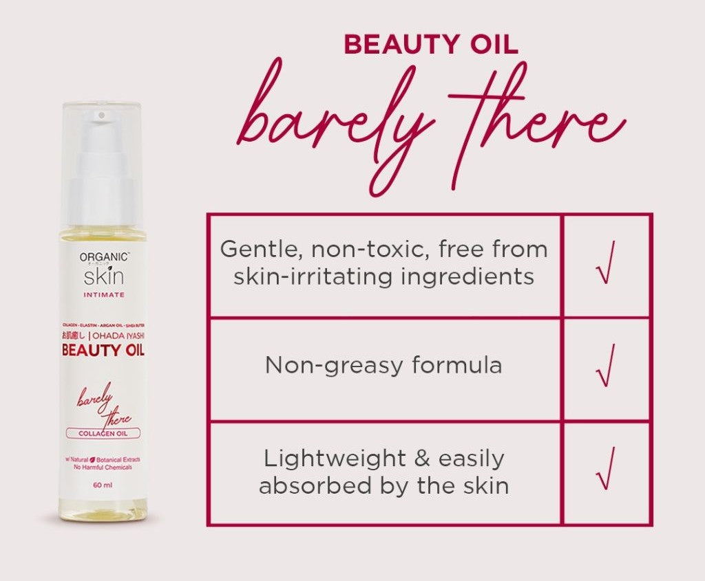 Organic Skin Japan Intimate Soothing Oil 60ml Stretch Marks & Skin Treatment