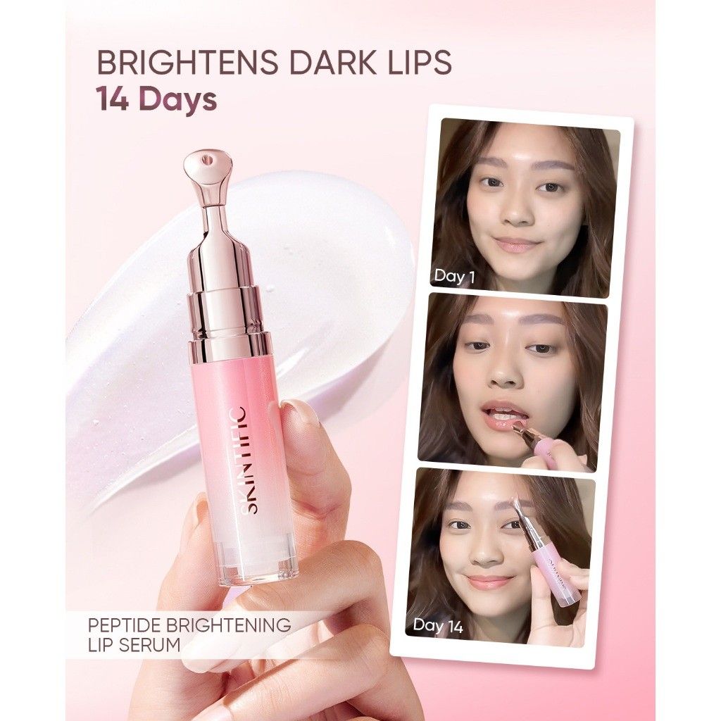 NEW LAUNCH SKINTIFIC Peptide Brightening Lip Serum Lip Balm Lip Tint L NEW LAUNCH SKINTIFIC Peptide Brightening Lip Serum Lip Balm Lip Tint L