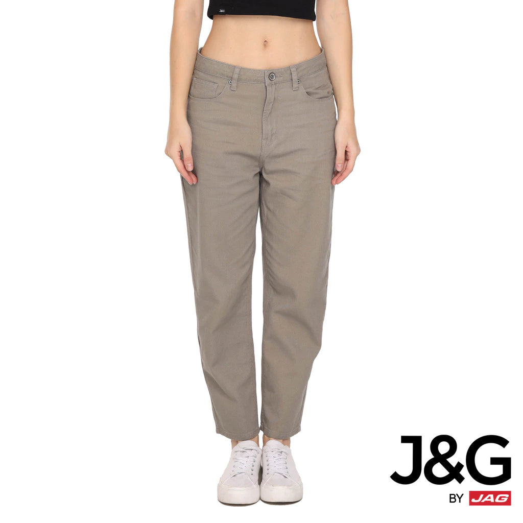 J&G Ladies Colored Carrot Jeans