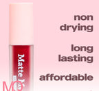 MQ COSMETICS MATTE ME UP LIP TINT (set or individual)