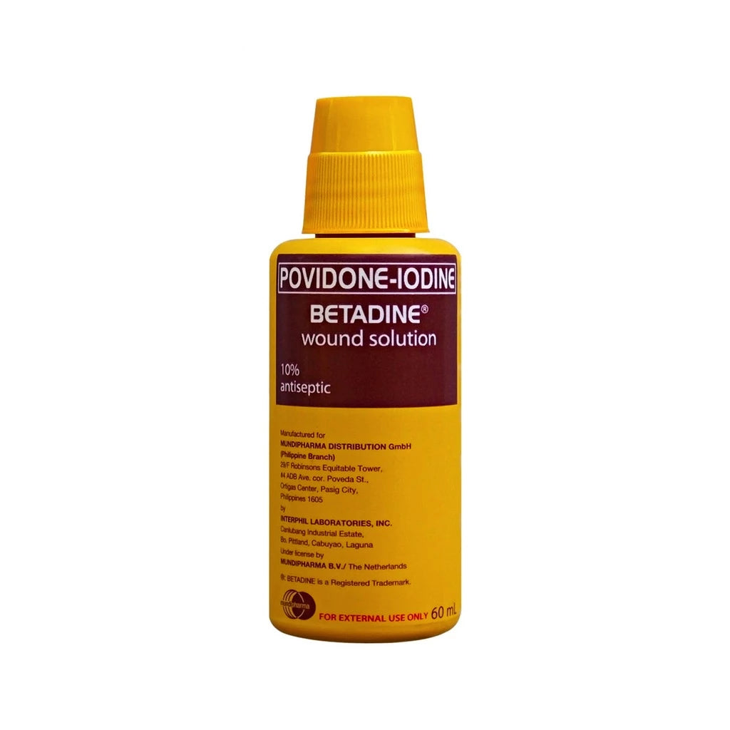 BETADINE® (Povidone-Iodine) Wound Solution 60mL