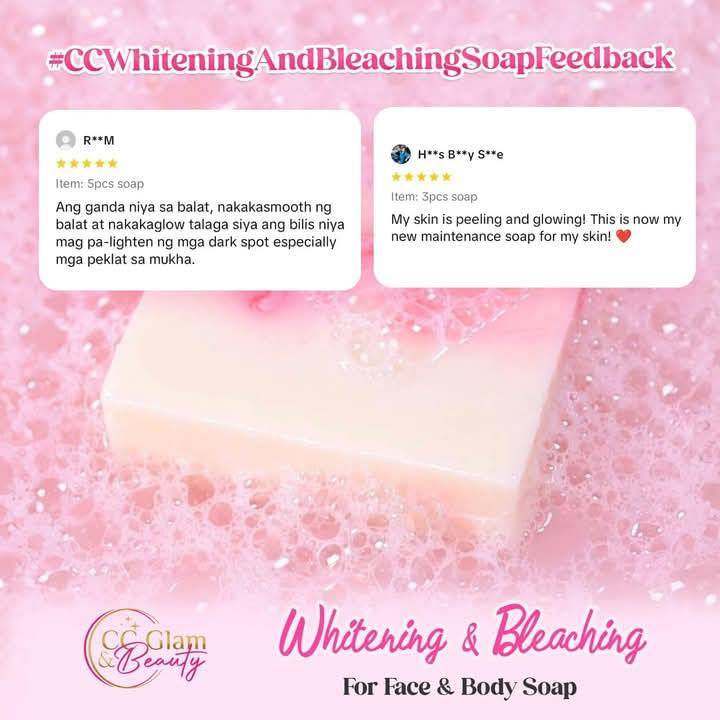 Whitening & Bleaching Soap by CC Glam Beauty 3 for 10,000 won