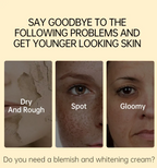 JellyPrim Vitamin C Whitening Face Cream Fading Melasma Dark Spots Acne Marks Moisturiser Non-Greasy Niacinamide Brightening Anti Aging Moisturizing Creams Beauty Skincare 45g
