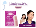 LACTEZIN Lactoferrin + d-Alpha, Tocopheryl Acetate + Zinc 100mg/ 11 I.U./ 5mg 8 Capsules
