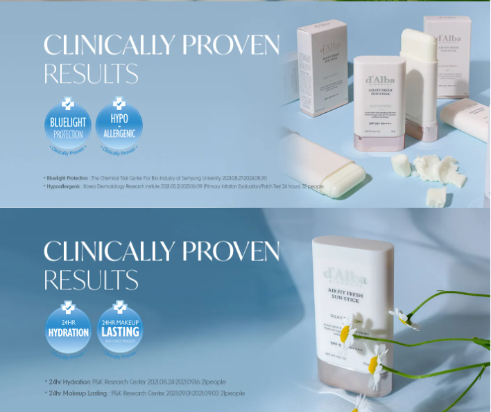 Waterfull Air Fit Fresh Sun Stick 19g, Vegan, SPF 50+ PA++++, Sun Block, Sun Stick, Gentle and Safe Use Sunscreen