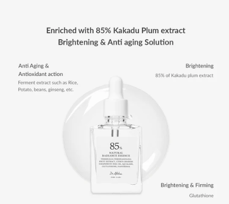 Dr.Althea Natural Radiance Essence 30ml (Anti-aging, Brightening & Firming Serum, Suitable for Sensitive Skin)