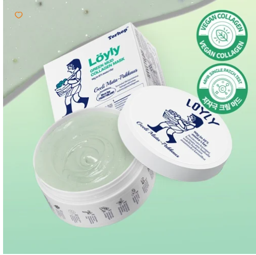 Loyly Green Mud Collagen Mask 90g