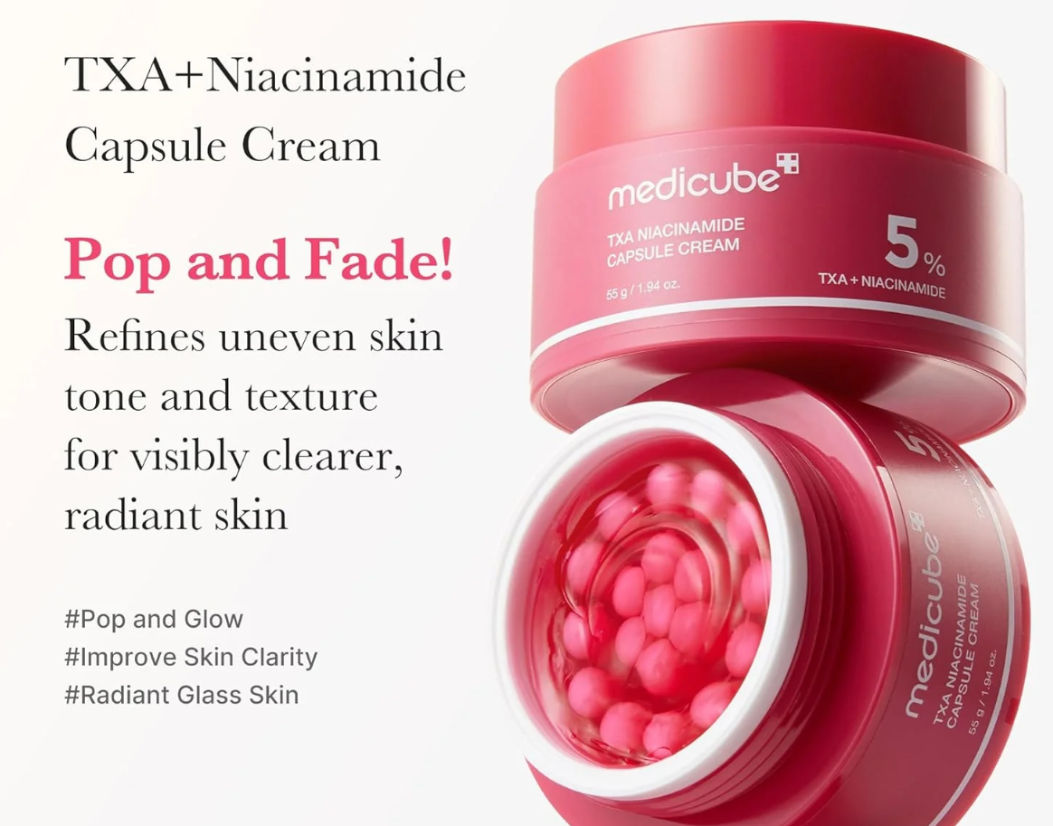 Medicube Deep Vita C  | PDRN Pink Collagen | TXA Niacinamide Capsule Cream 55g