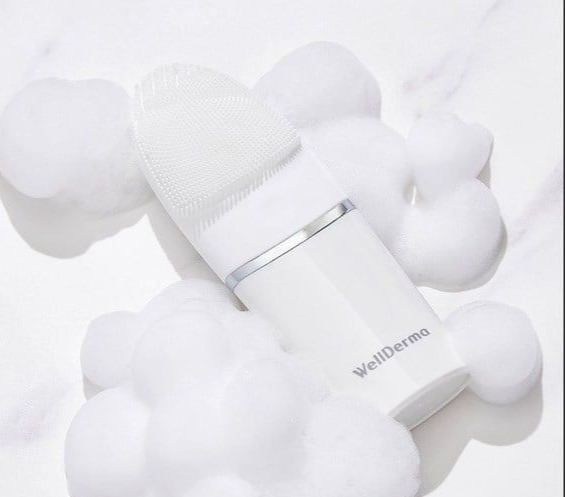 WELLDERMA SAPPHIRE ELECTRIC SILICONE CLEANSING BRUSH