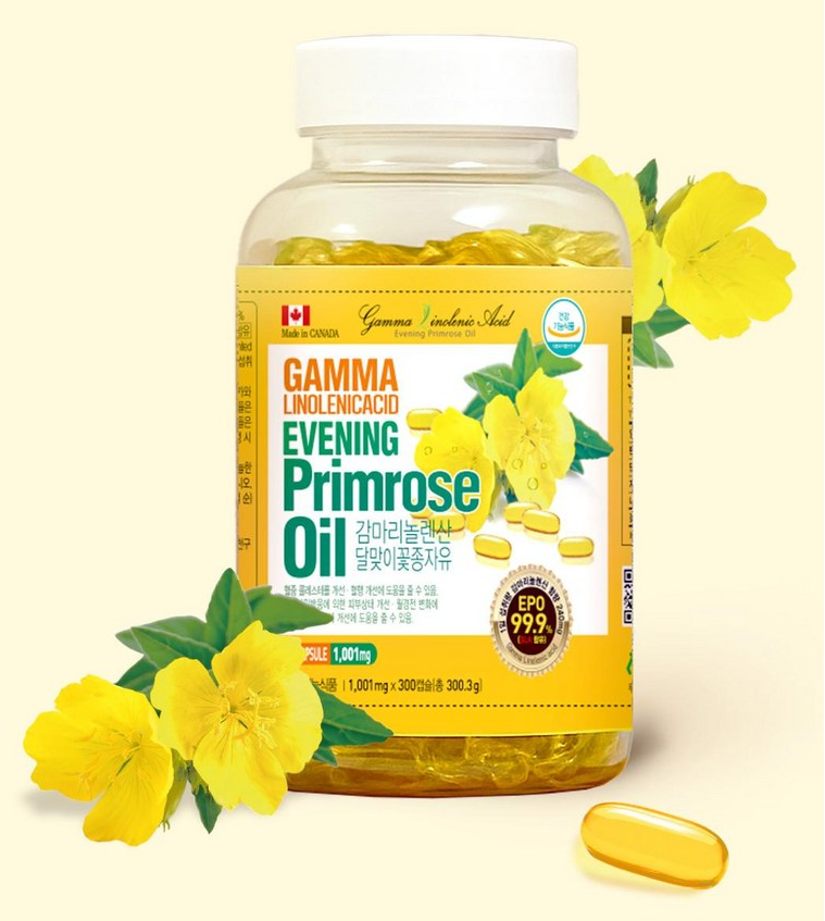 Gamma-Linolenic Acid Evening Primrose Seed Oil (1001mg * 300 Capsules) 'Evening Primrose Oil'