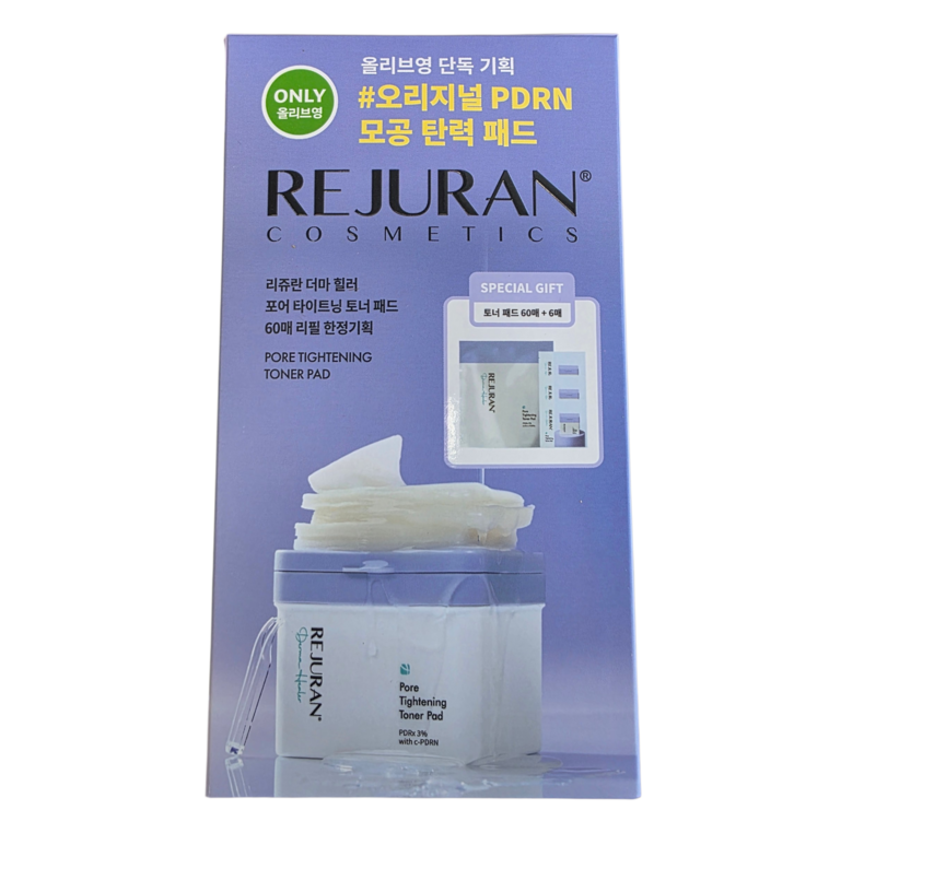 REJURAN Pore Tightening Toner Pad, PDRx® 3% withwith refill