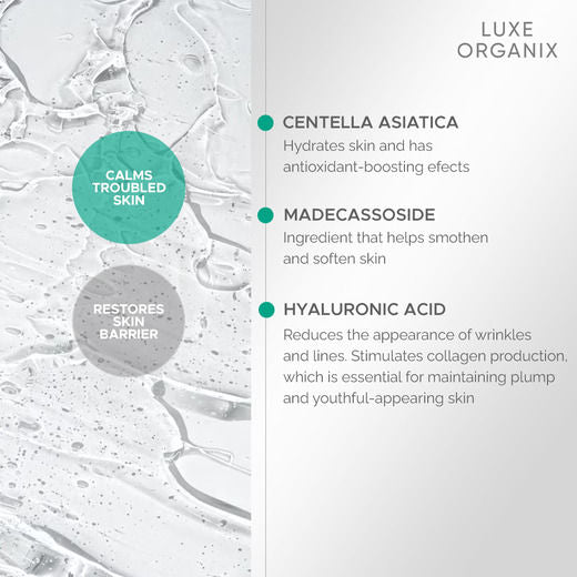 Luxe Organix Cica Rescue Cleansers 150g