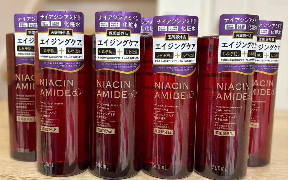 JAPAN Niacinamide Toner 500ml Wrinkle Improvement and Whitening