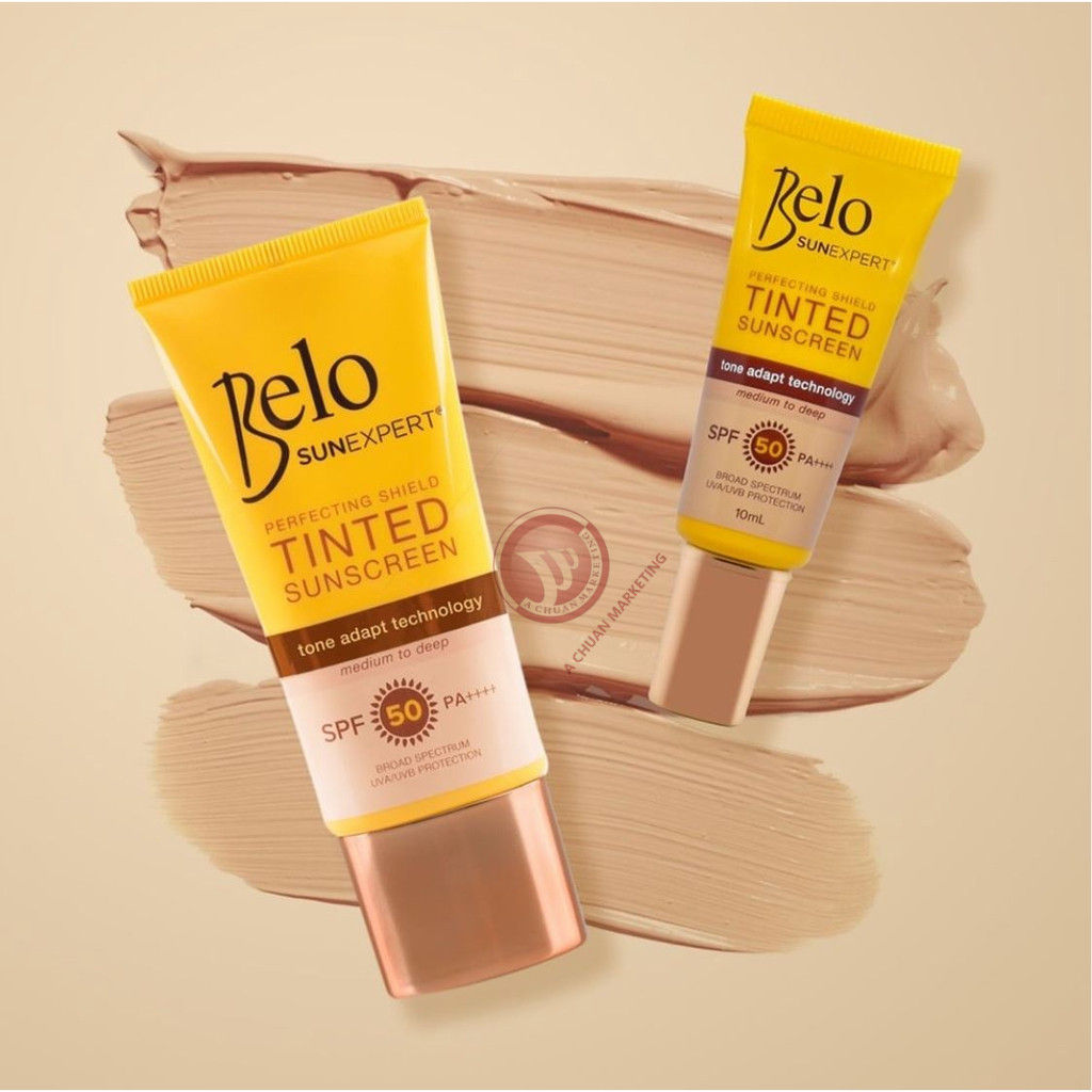 Belo SunExpert Tinted Sunscreen SPF50 PA++++ Whitening and UV resistant Sunblock 50ml 1+1