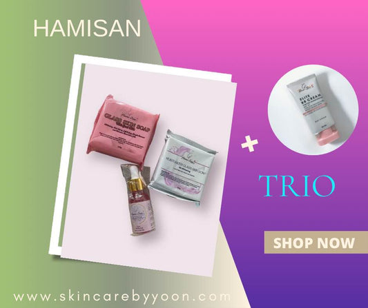 HAMISAN TRIO SET GLASS SKIN  WITH SUBLOCK