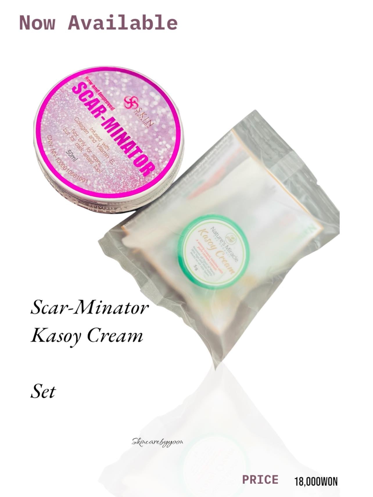 Scarminator Cream +Nature's Miracle Strong Kasoy Cream