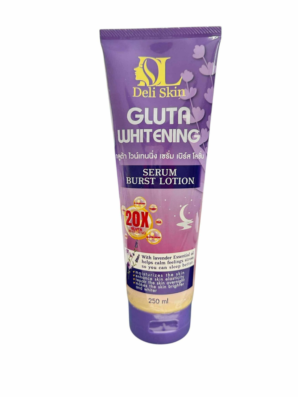 DELI SKIN WHITENING LOTIONSNANO GLUTA, AGE DEFYING 500ML  FROM THAILAND