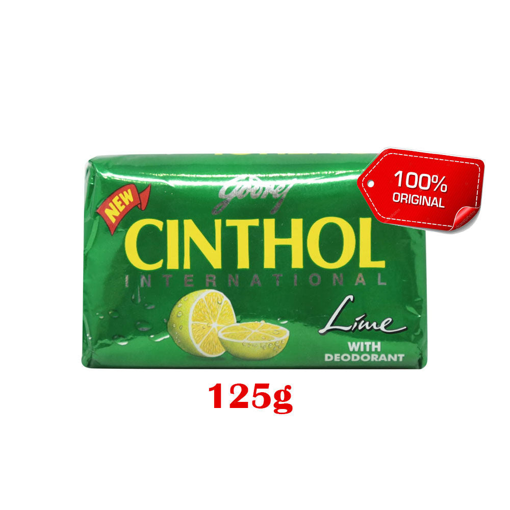Cinthol International Lime Bath Soap with Deodorant - 175g
