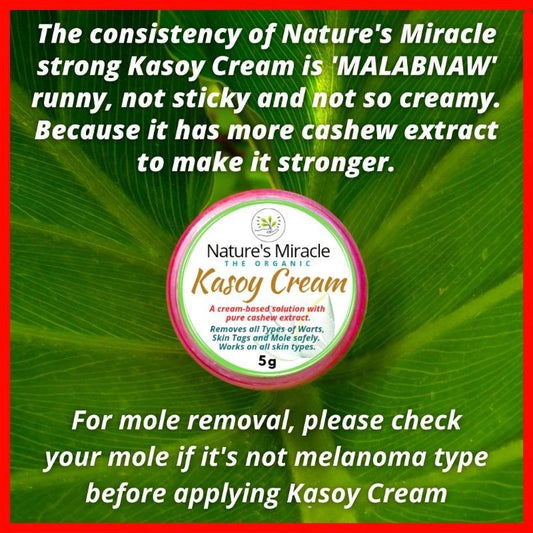 Nature's Miracle kasoy cream kasoy cream wart removal warts remover