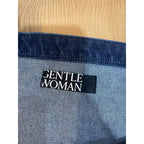 Gentlewoman denim bag 2025 new large capacity commuter tote bag
