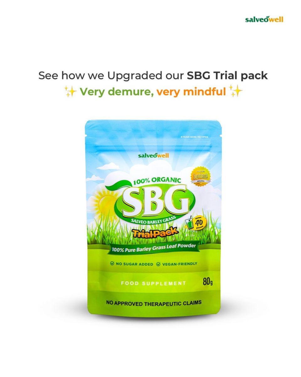 salveo barley grass powder original 80g Trial Pack (100% ORGANIC, PURE & ORIGINAL)