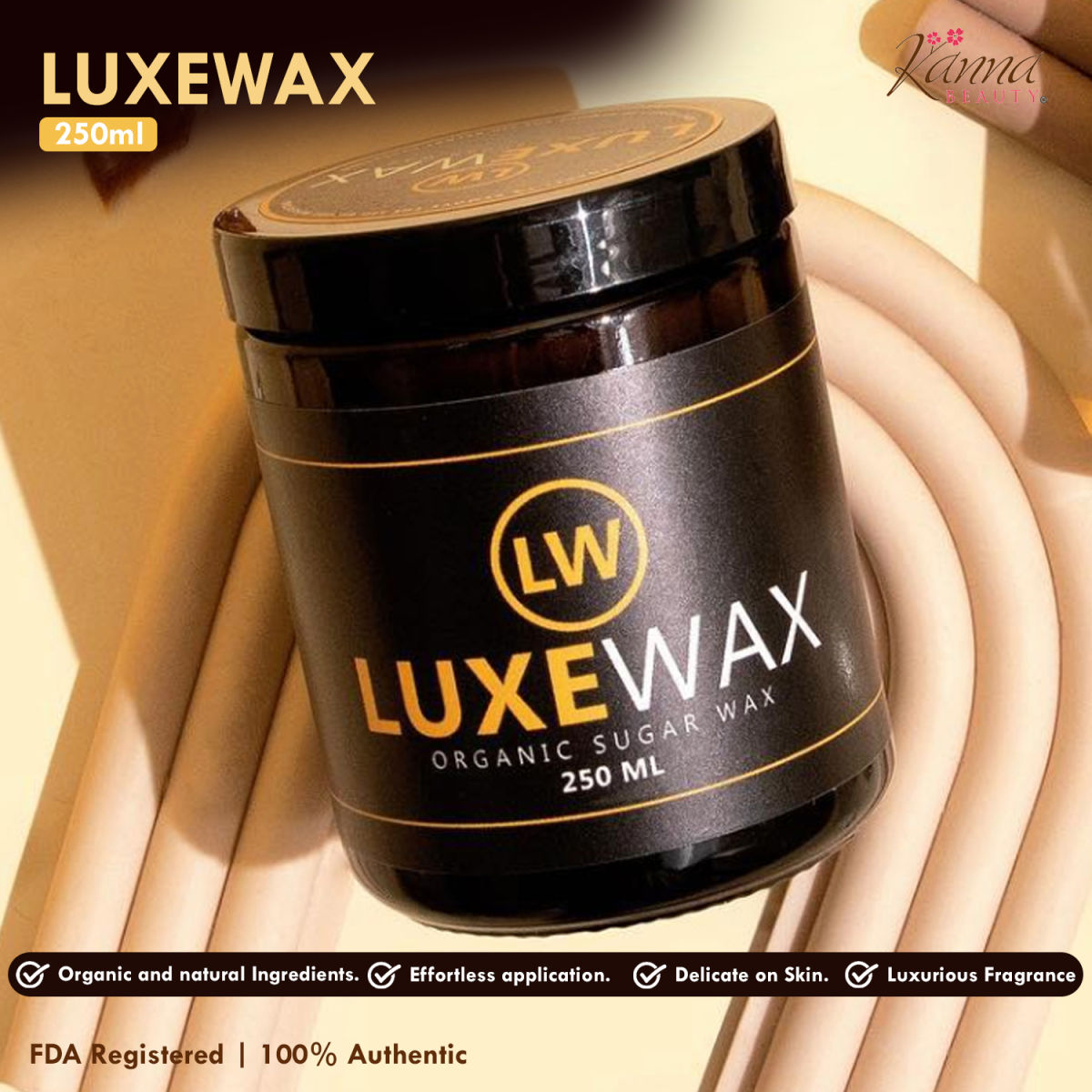 LUXE WAX ORGANIC SUGAR WAX | Sunflower oil