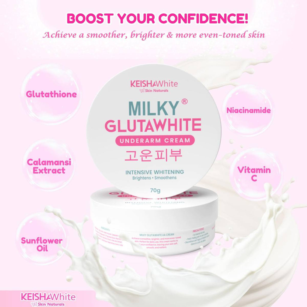 MILKY GLUTA TAWAS DEO WHITENER 48HRS NO SWEAT, NO ODOR | 10X ULTRA WHITENING (PREMIUM DEODORANT SPRAY) | Anti-Perspirant | Ultra Whitening Deo 60ml