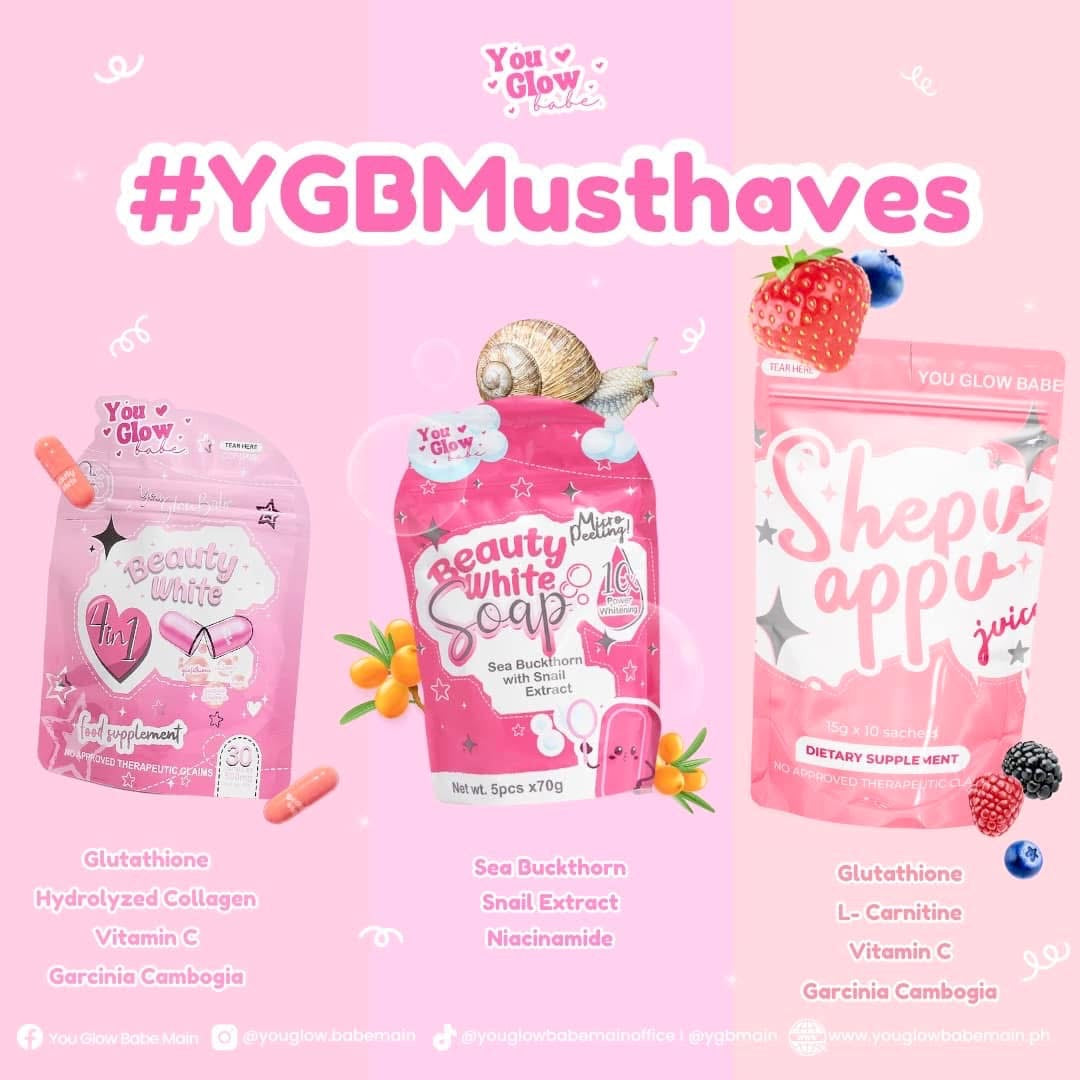 You Glow babe Bundle Set. Take all 4 Product