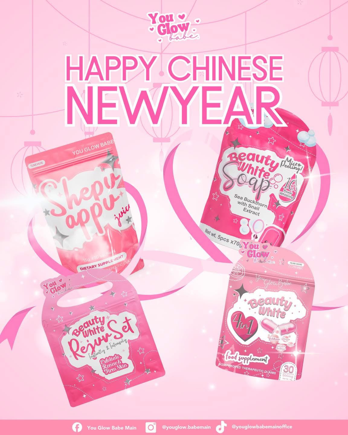 You Glow babe Bundle Set. Take all 4 Product