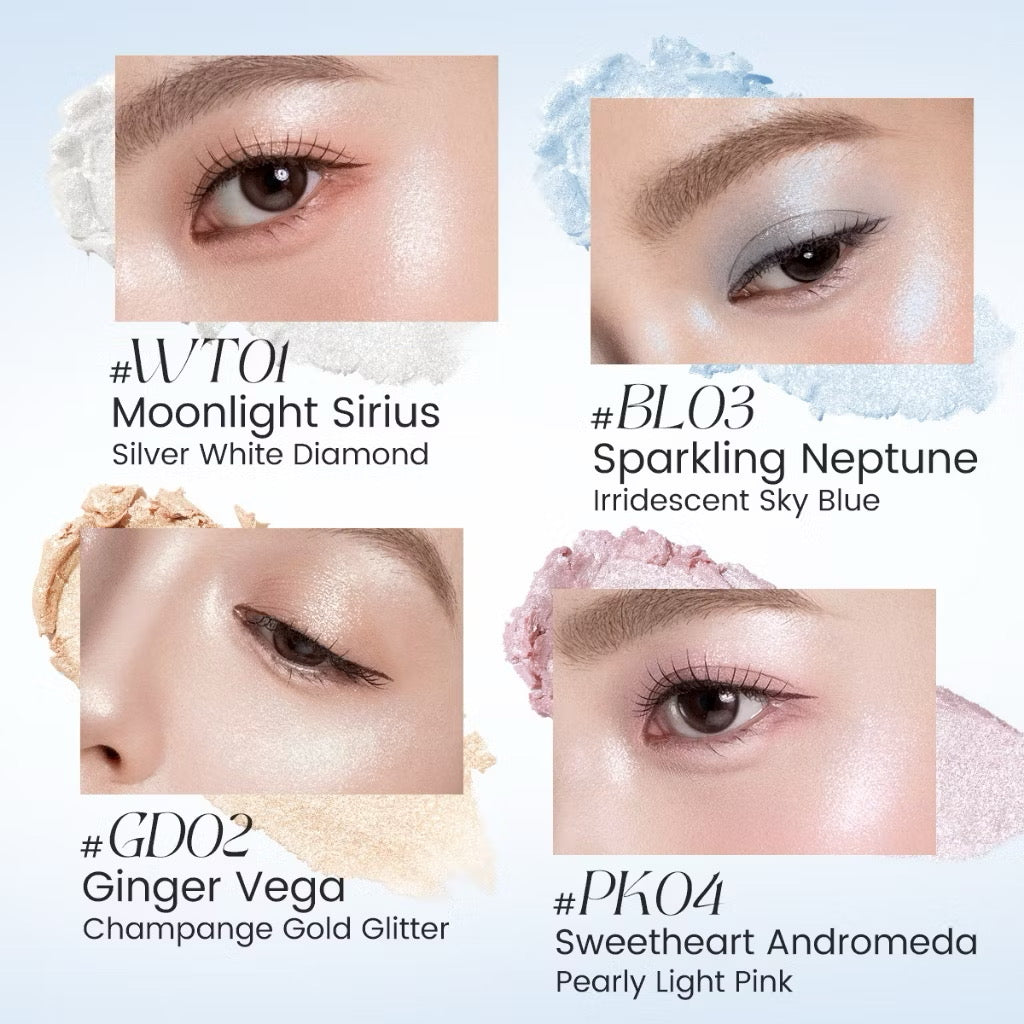 Mini Focallure Highlighter Powder Pearl Brightening Disk Natural Stereo Face Eye Contouring Boosting Glow Cosmetic Tool