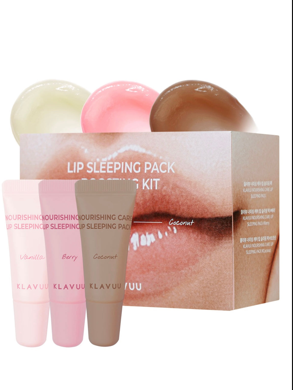KLAVUU Nourishing Care Lip Sleeping Pack Boost Kit 💋