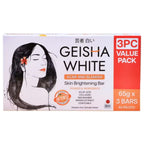 Geisha White Skin Brightening INTENSE Bar Soap Value Pack (65g x 3 bars)