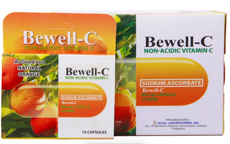 Bewell-C Non- Acidic Vitamin C supplement 500mg Capsules, 3Flaps, 30 capsules