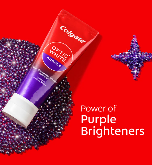 Colgate Optic White Purple Toothpaste 100g,