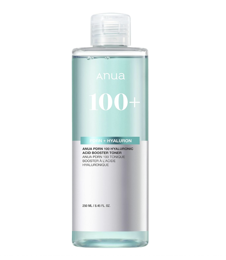 Anua PDRN 100 Hyaluronic Acid Booster Toner, Hydrating Face Toner for Dry Skin,