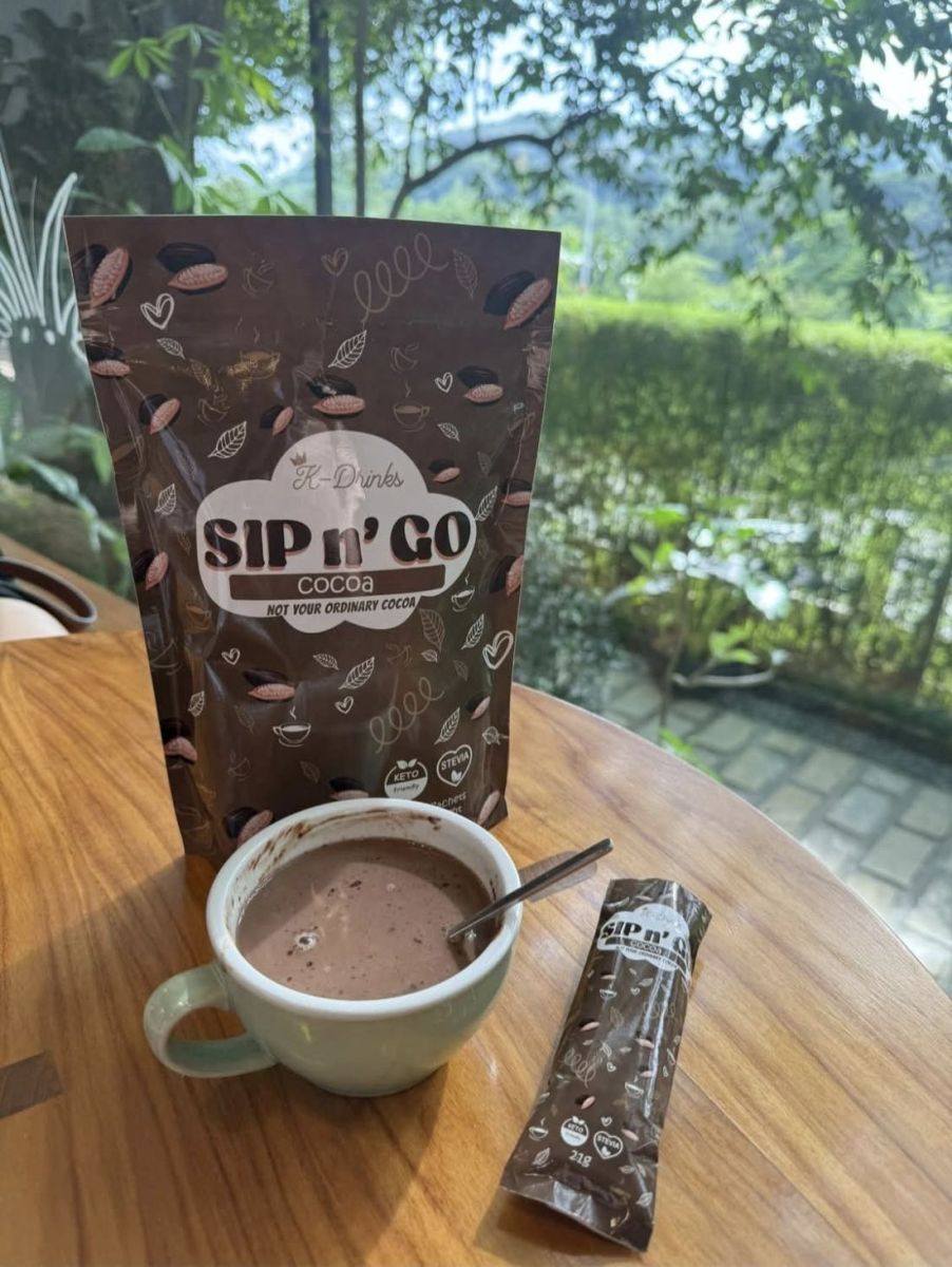 K-DRINKS Sip n’ Go Detox Coffee – Slimming, Sugar-Free, Metabolism Boost, 10 Sachets by Meldhen