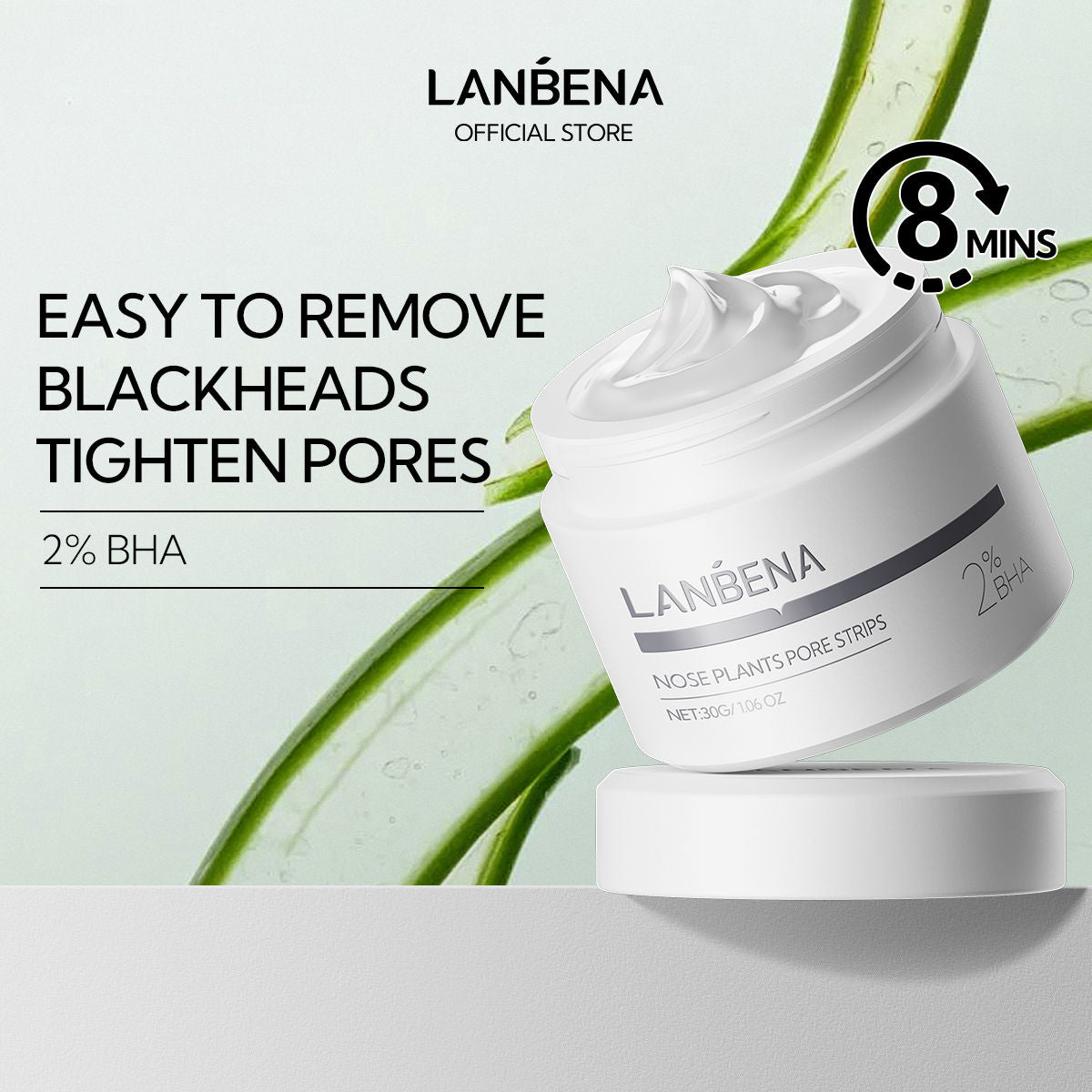 LANBENA Aloe Vera Blackhead Remover Strips