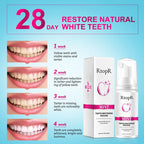 RtopR Teeth Cleansing Whitening Mousse Removes Stains Oral Hygiene Mousse Toothpaste Oral Care 60ml