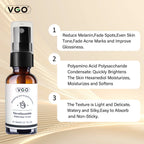 VGO Niaciamide Anti Aging Whitening brightening serum Renewing Skin Premium Skin Whitening Care Toner Serum for Face