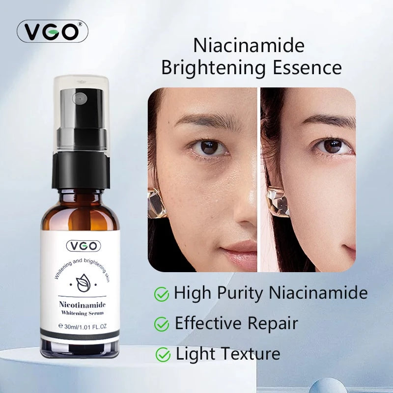 VGO Niaciamide Anti Aging Whitening brightening serum Renewing Skin Premium Skin Whitening Care Toner Serum for Face
