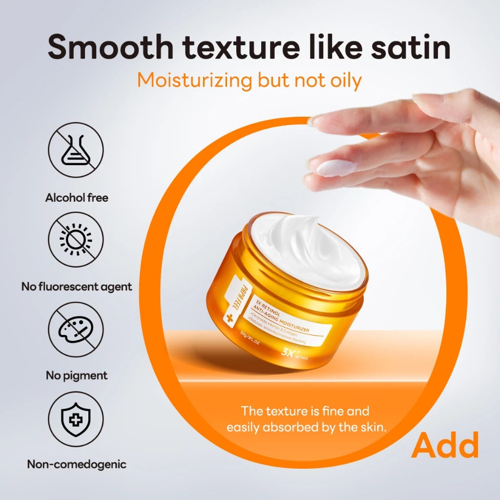PAPA FEEL Retinol Moisturizer For Face Melasma Cream Anti Aging 30g | melasma remover | 3X Retinol | Collagen Cream