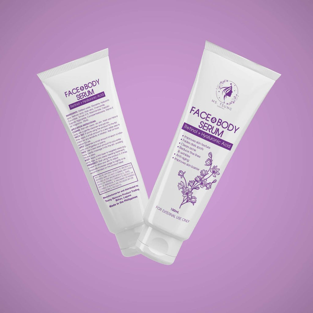 MS TSUNG Face and Body Serum | Moisturizing Anti aging Glowing Skin Whitening