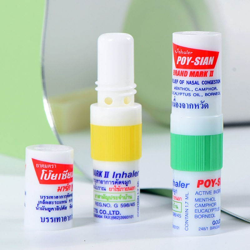 Poy Sian 2-in-1 Inhaler and Liniment (Pack of 6) 1+1+1