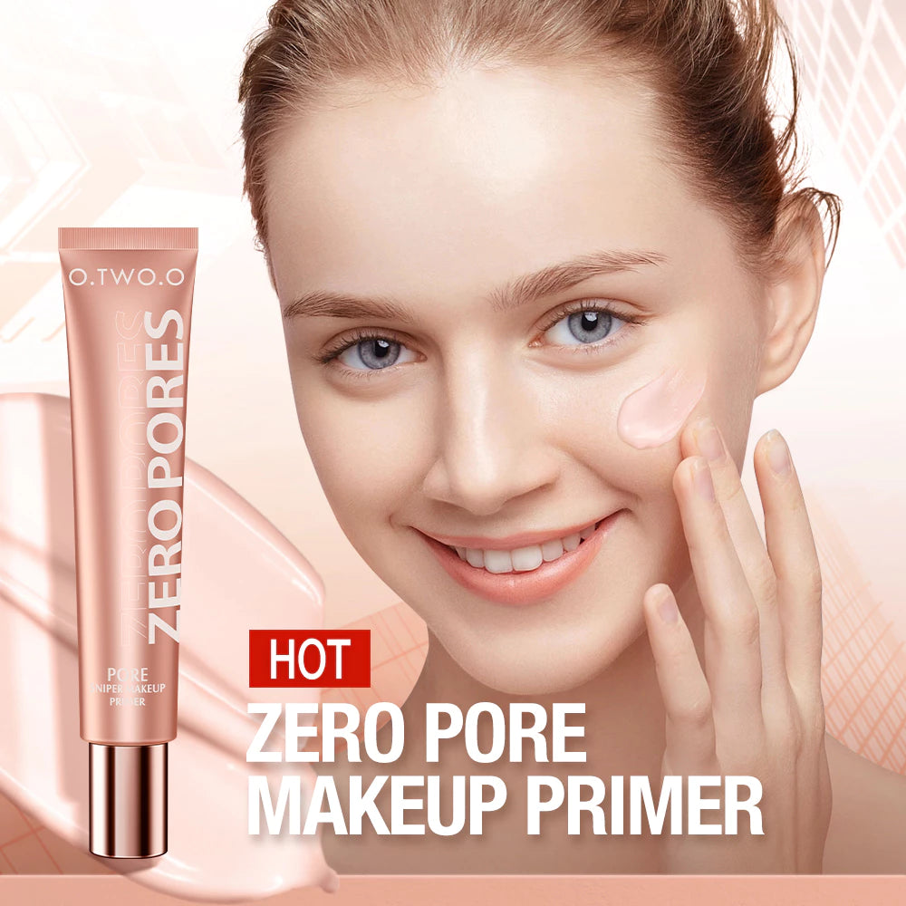 O.TWO.O Makeup Primer Oil Control Base Invisible Pore Soft Focus Long-lasting Brighten Smooth Skin