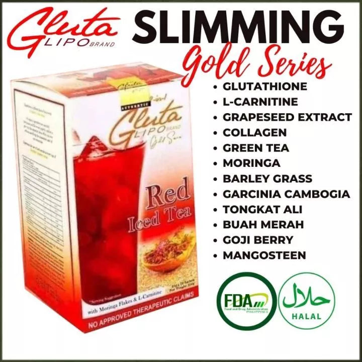 Gluta Lipo Gold Series Red Iced Tea