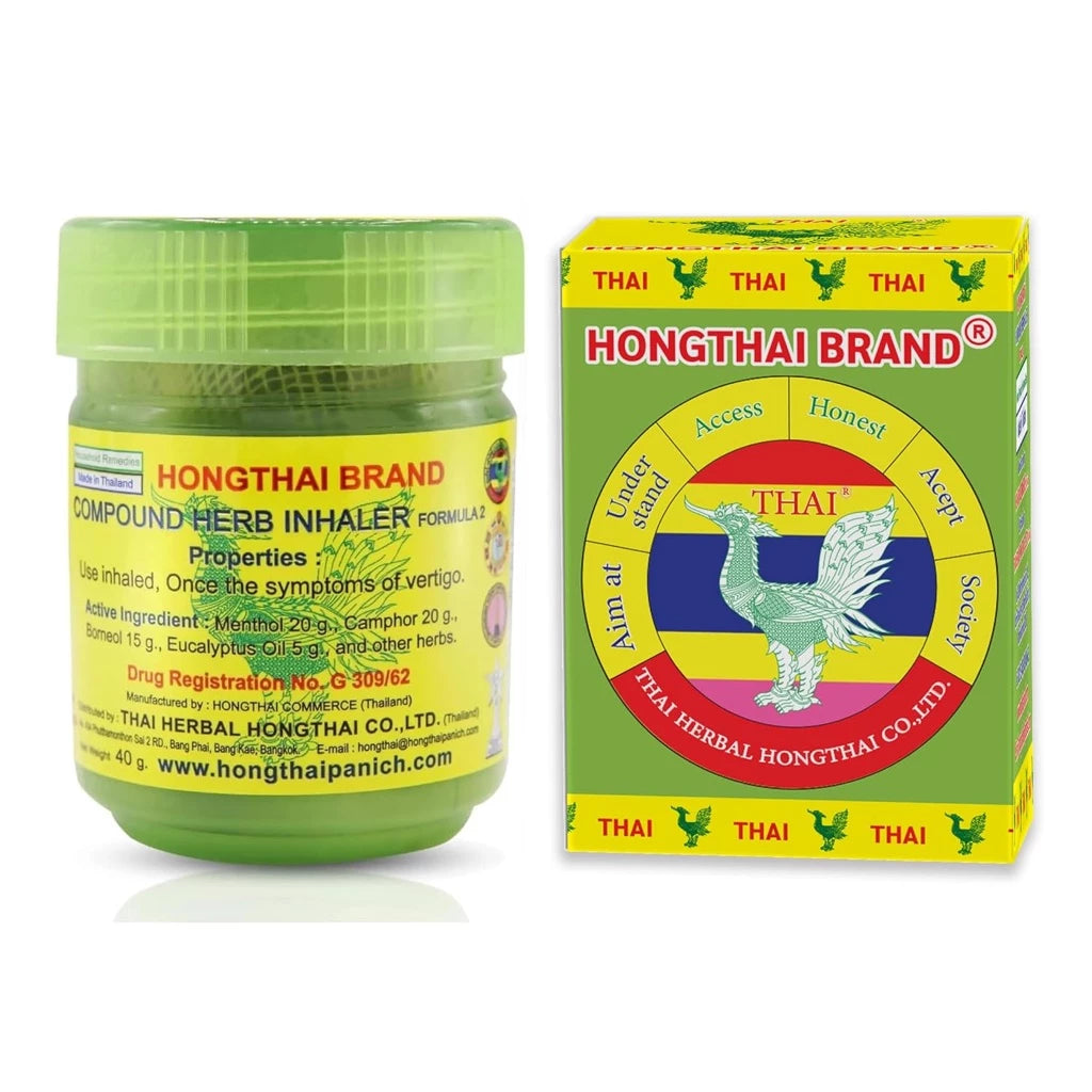 Hong Thai Traditional Thai Herbal Inhaler 1 Bottle