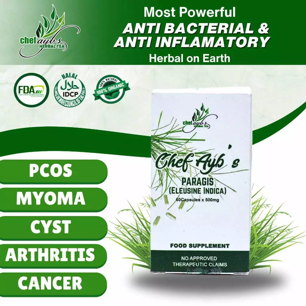 CHEF AYB'S POWER TRIO || 1 PARAGIS TEA, 1 PARAGIS CAPSULE, 1 PARAGIS W MORINGA AND GUYABANO CAPSULE