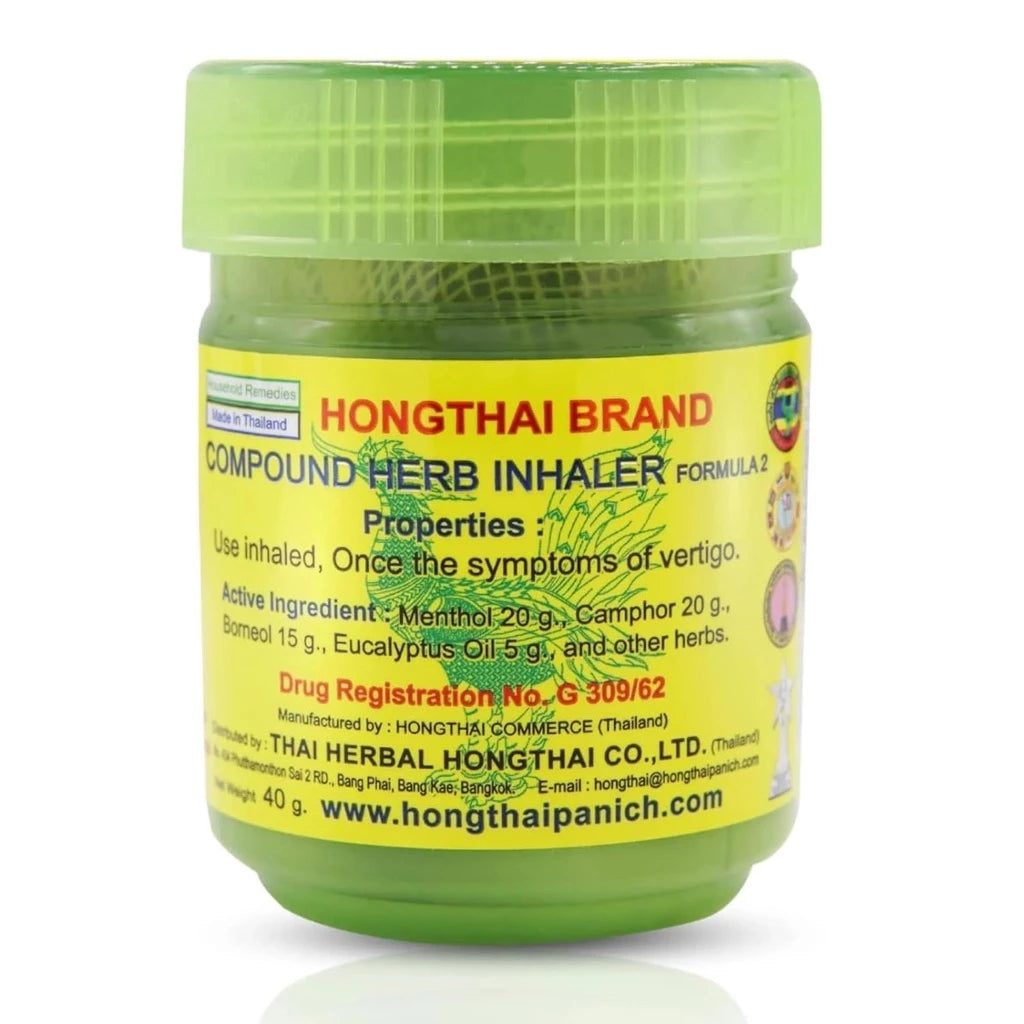 Hong Thai Traditional Thai Herbal Inhaler 1 Bottle