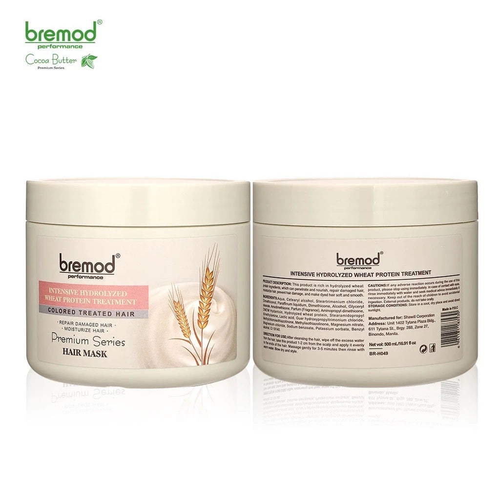 Bremod Premium Series Intensive Cocoa Butter Hair repair Treatment Hair mask 500ml BR