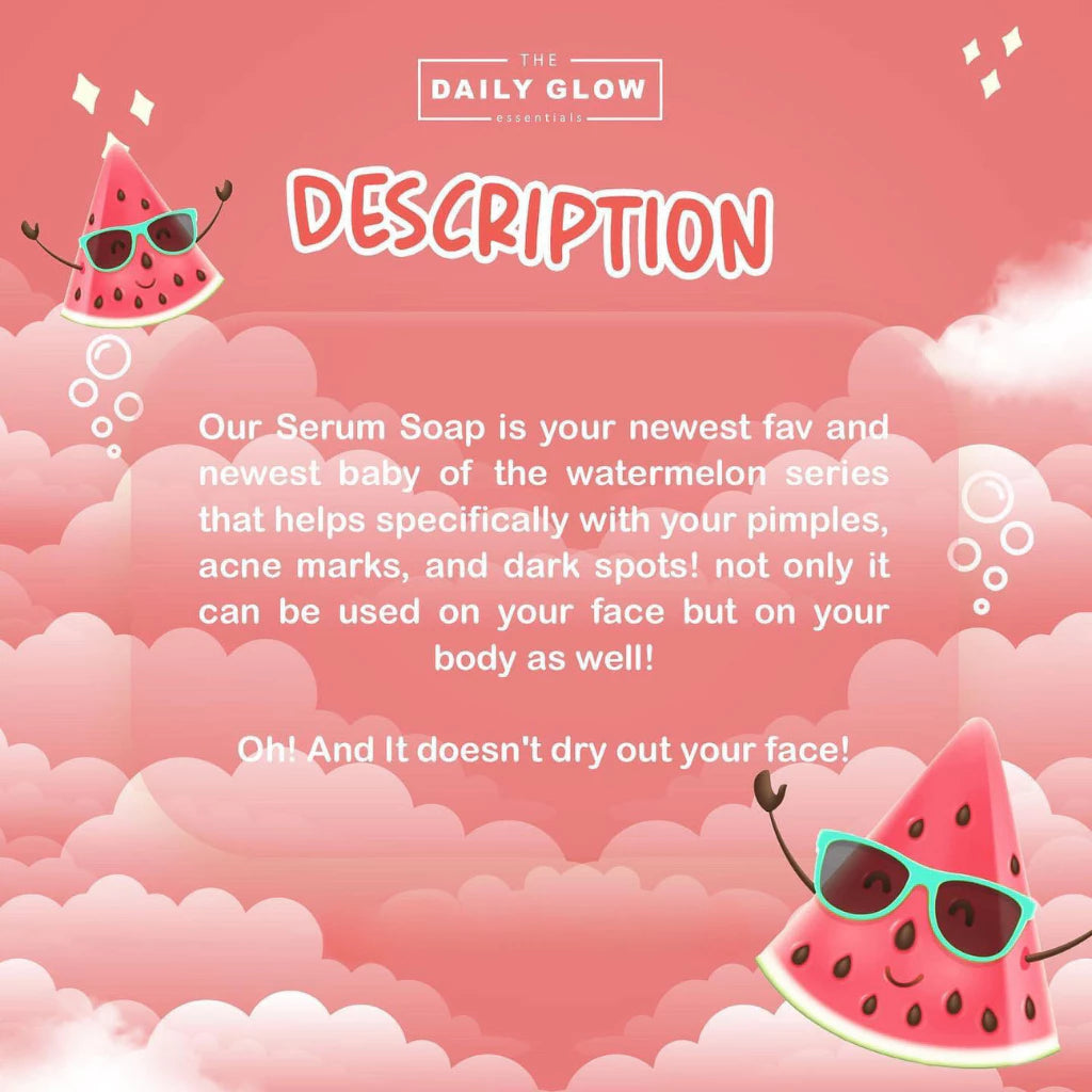 The Daily Glow Watermelon Serum Soap 135g